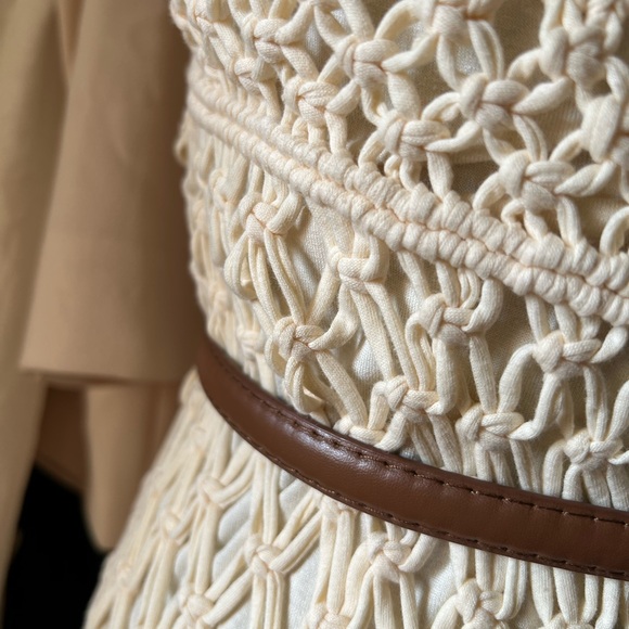 NWT Hand Crochet Massimo Dutti dress - Picture 9 of 11